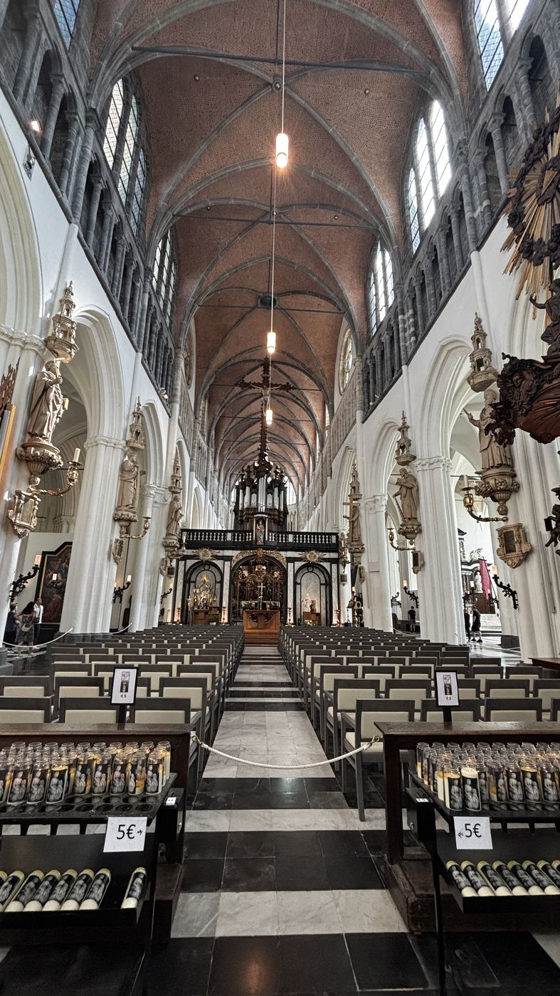 The nave of the Church of Our Lady