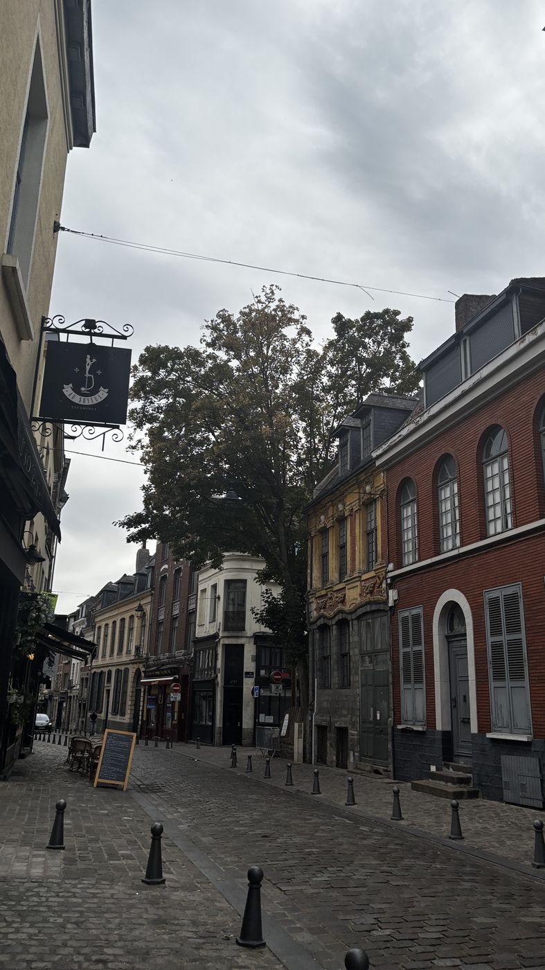 The street outside Hotel Maison Louise