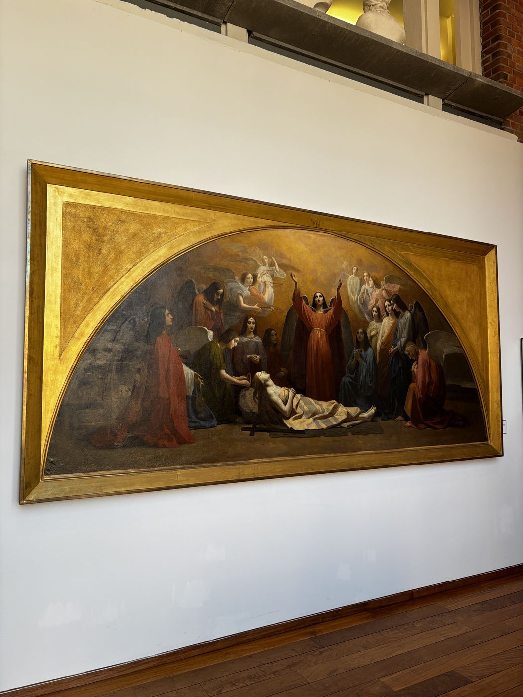 Painting of the death of Mary Magdalene at La Piscine