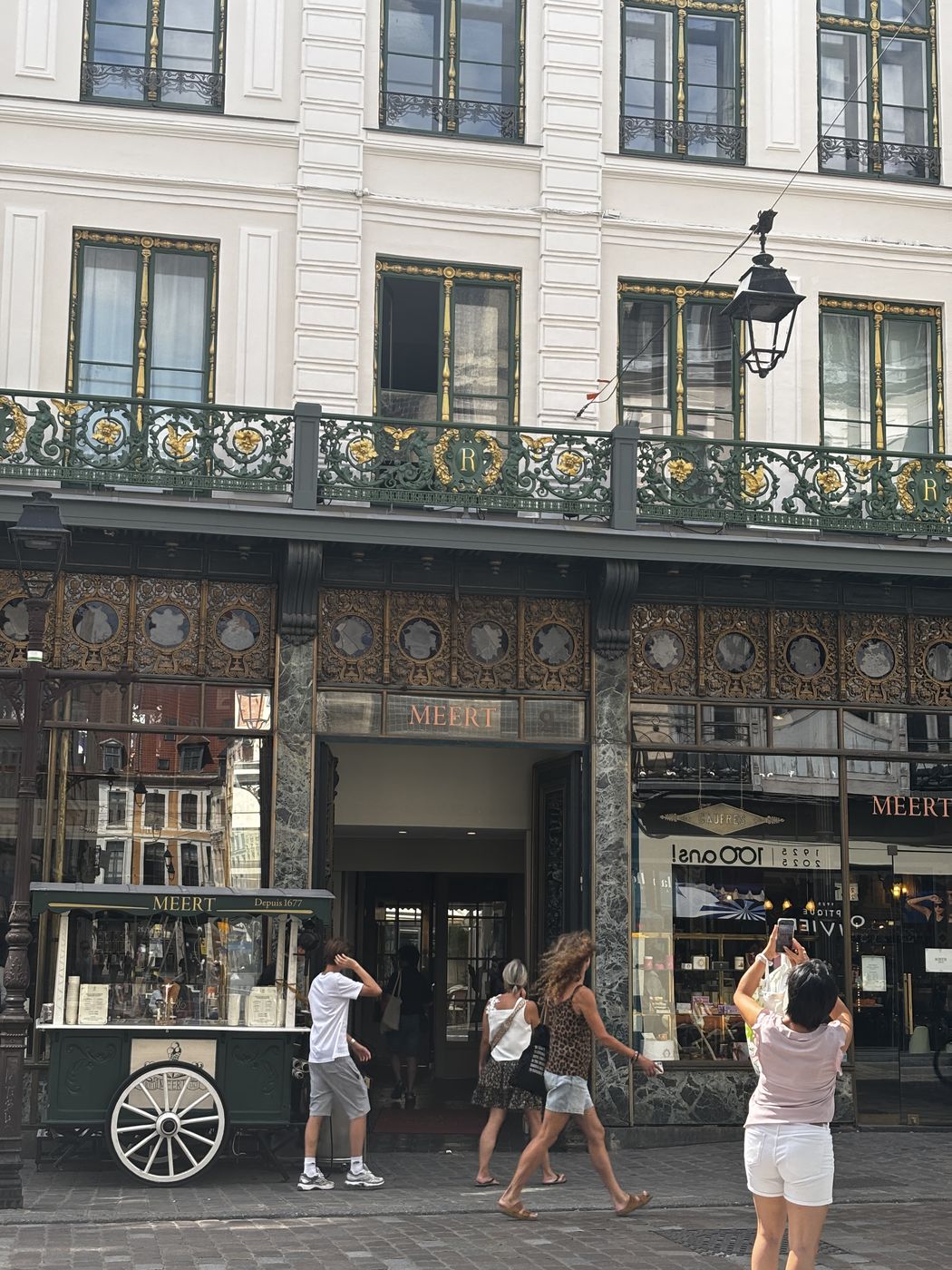 The storefront of Méert in Lille