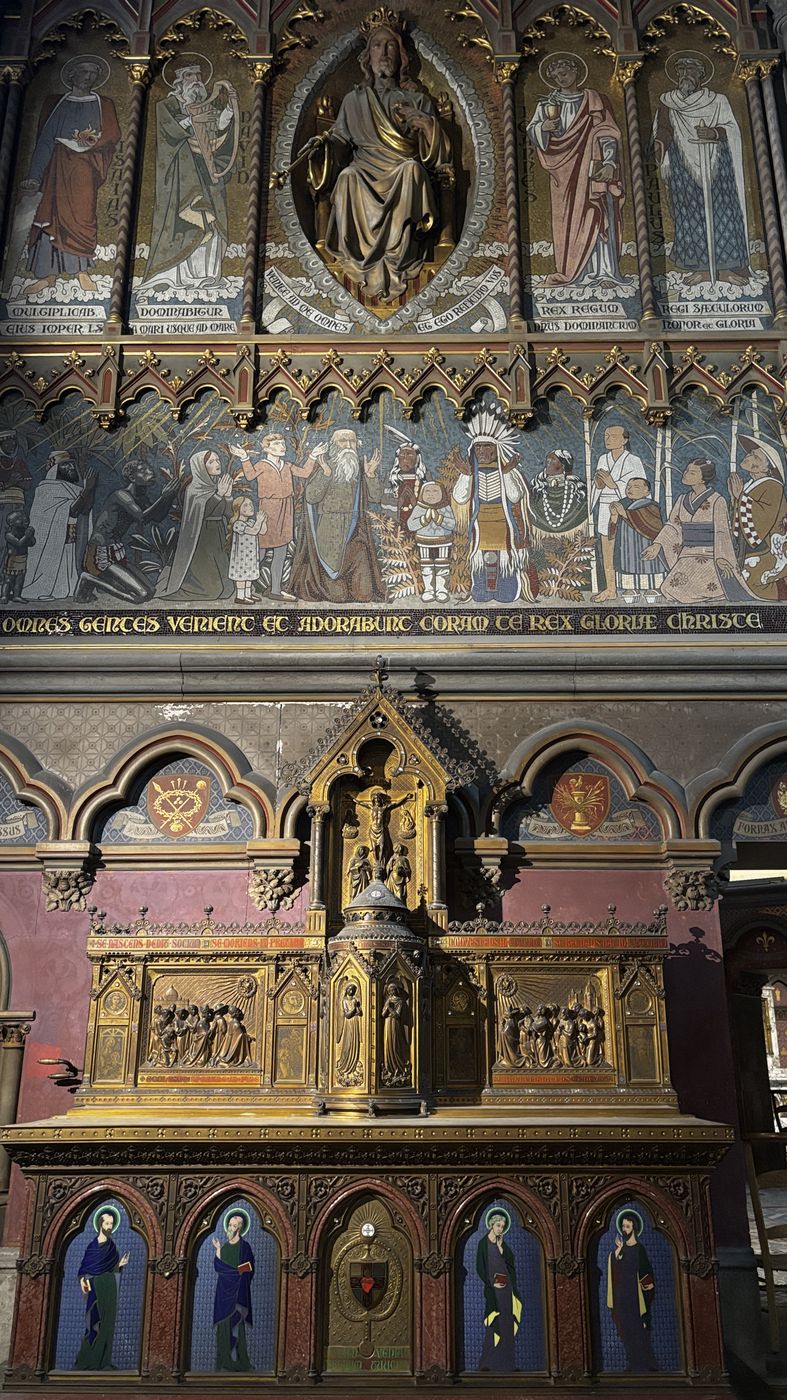 Painted altarpiece